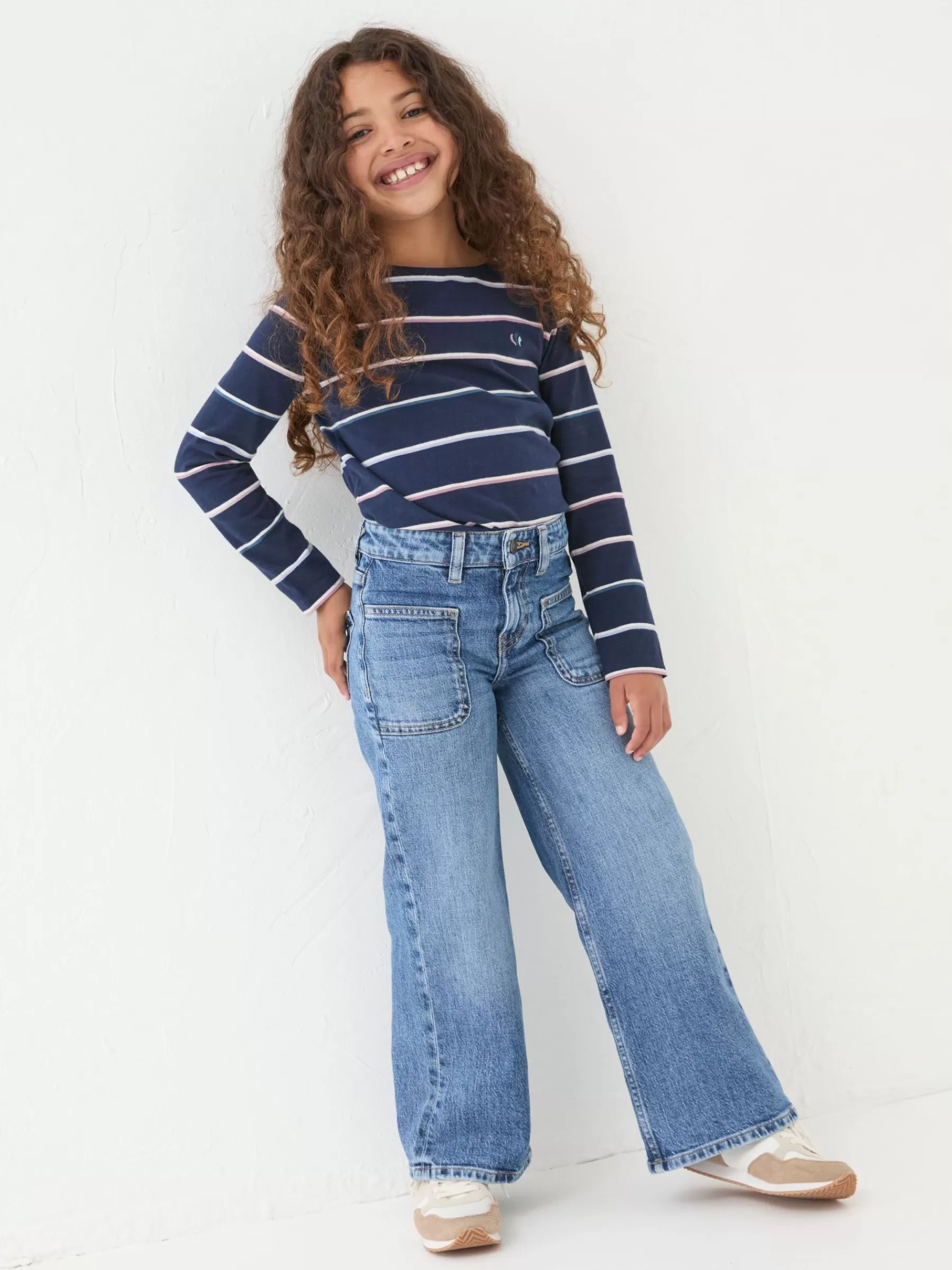 Wide Leg Denim Jeans*FatFace Cheap