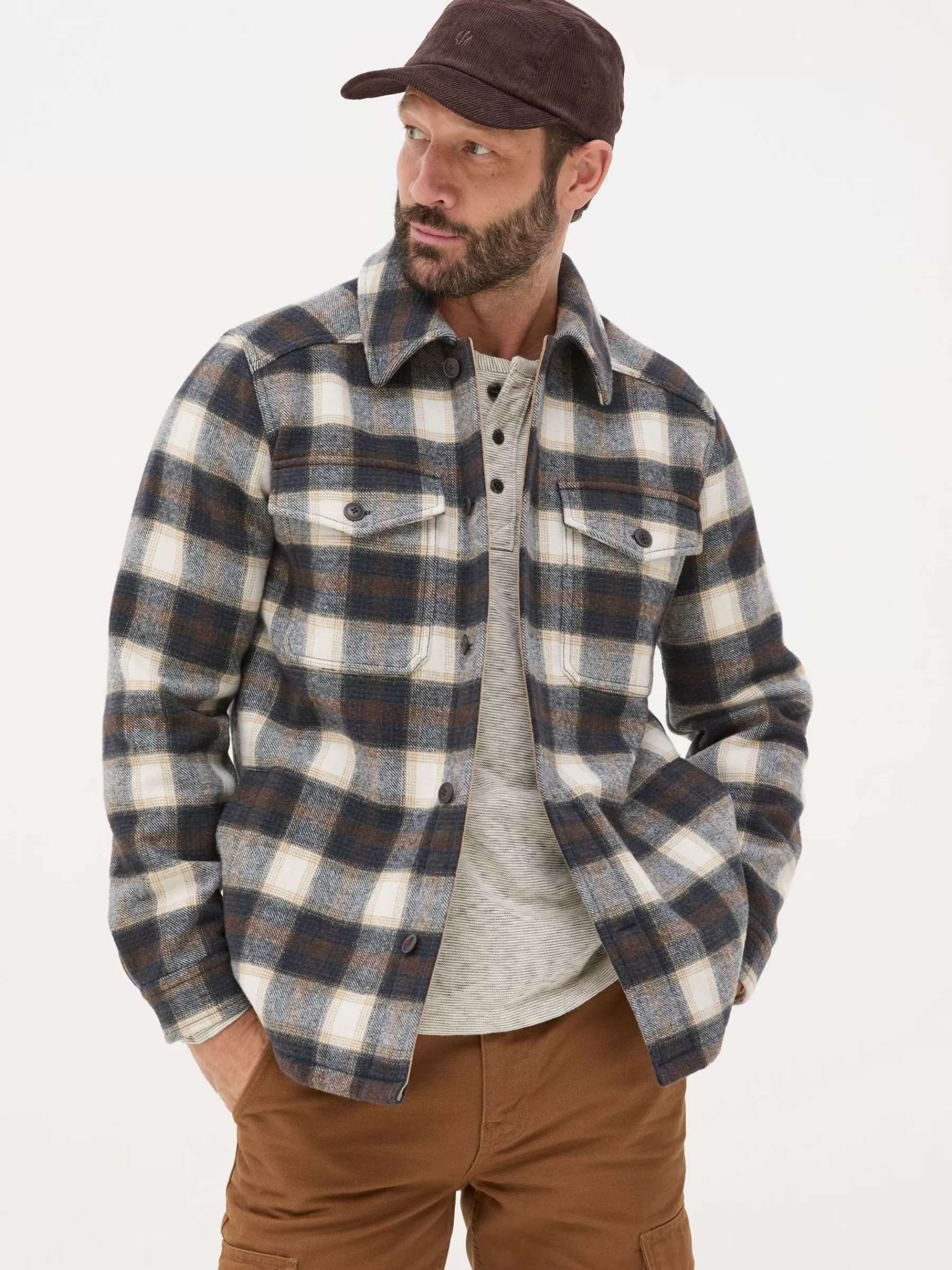 Milton Check Overshirt*FatFace Sale