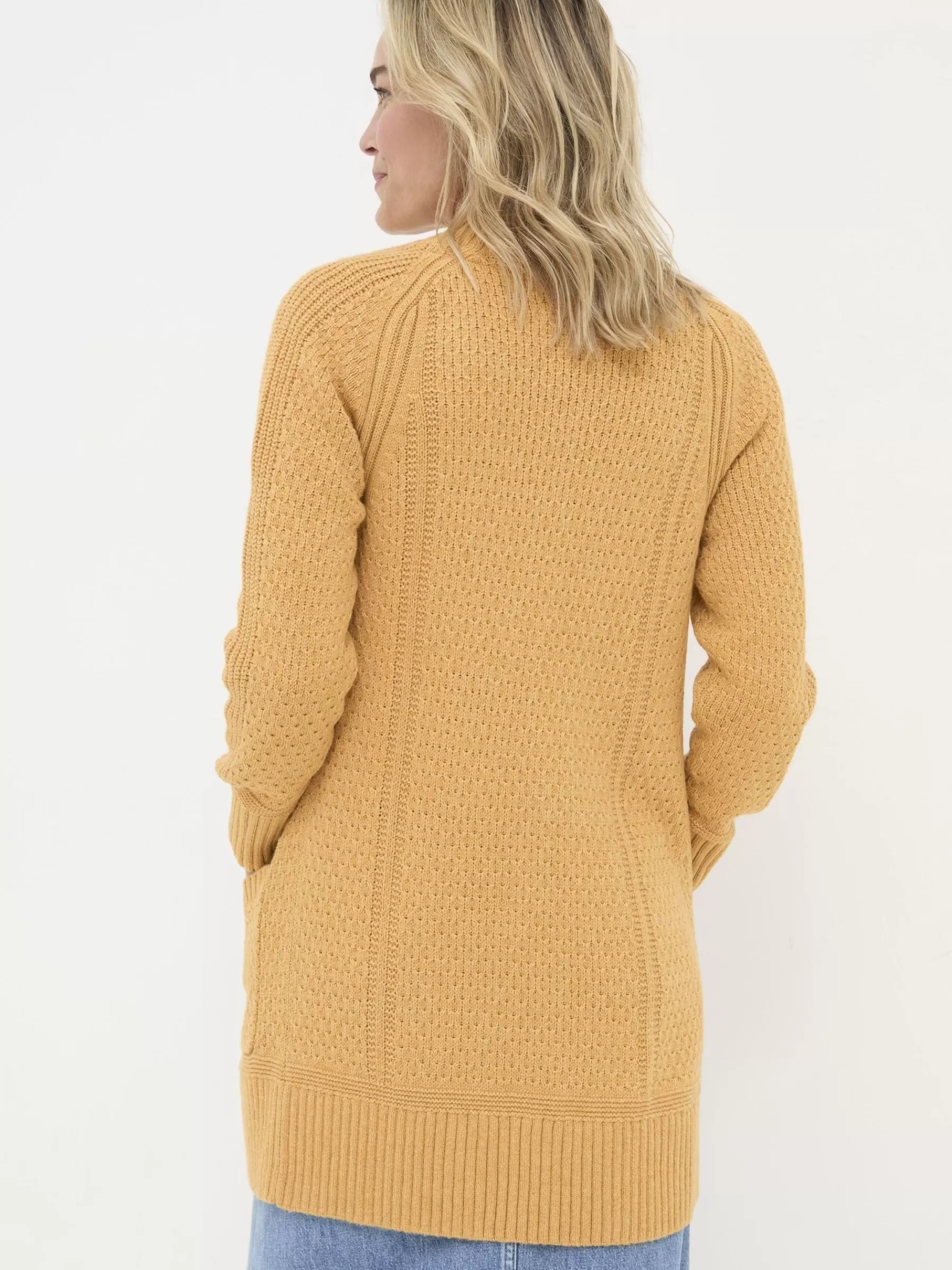 Hannah Textured Knitted Cardigan*FatFace Clearance