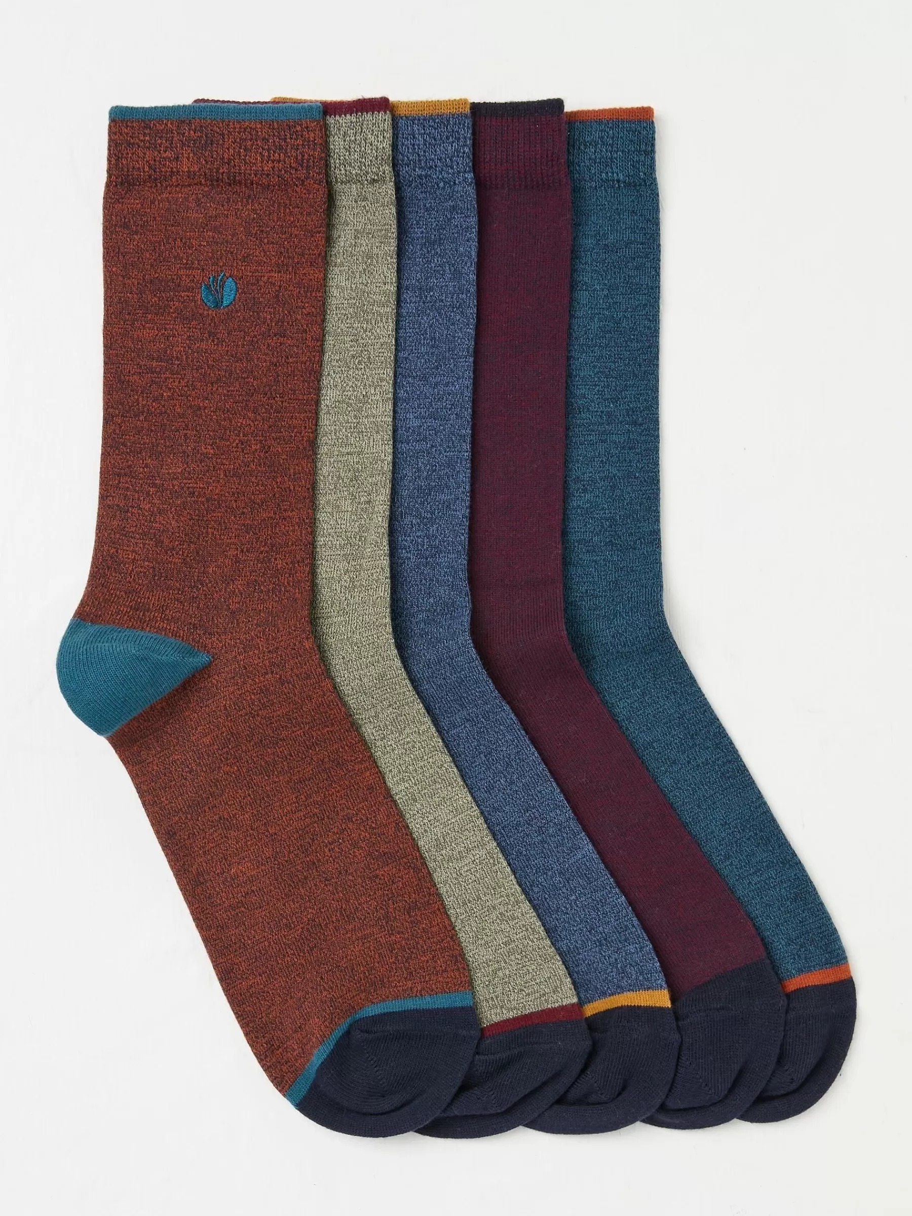 5 Pack Plain Socks*FatFace Online