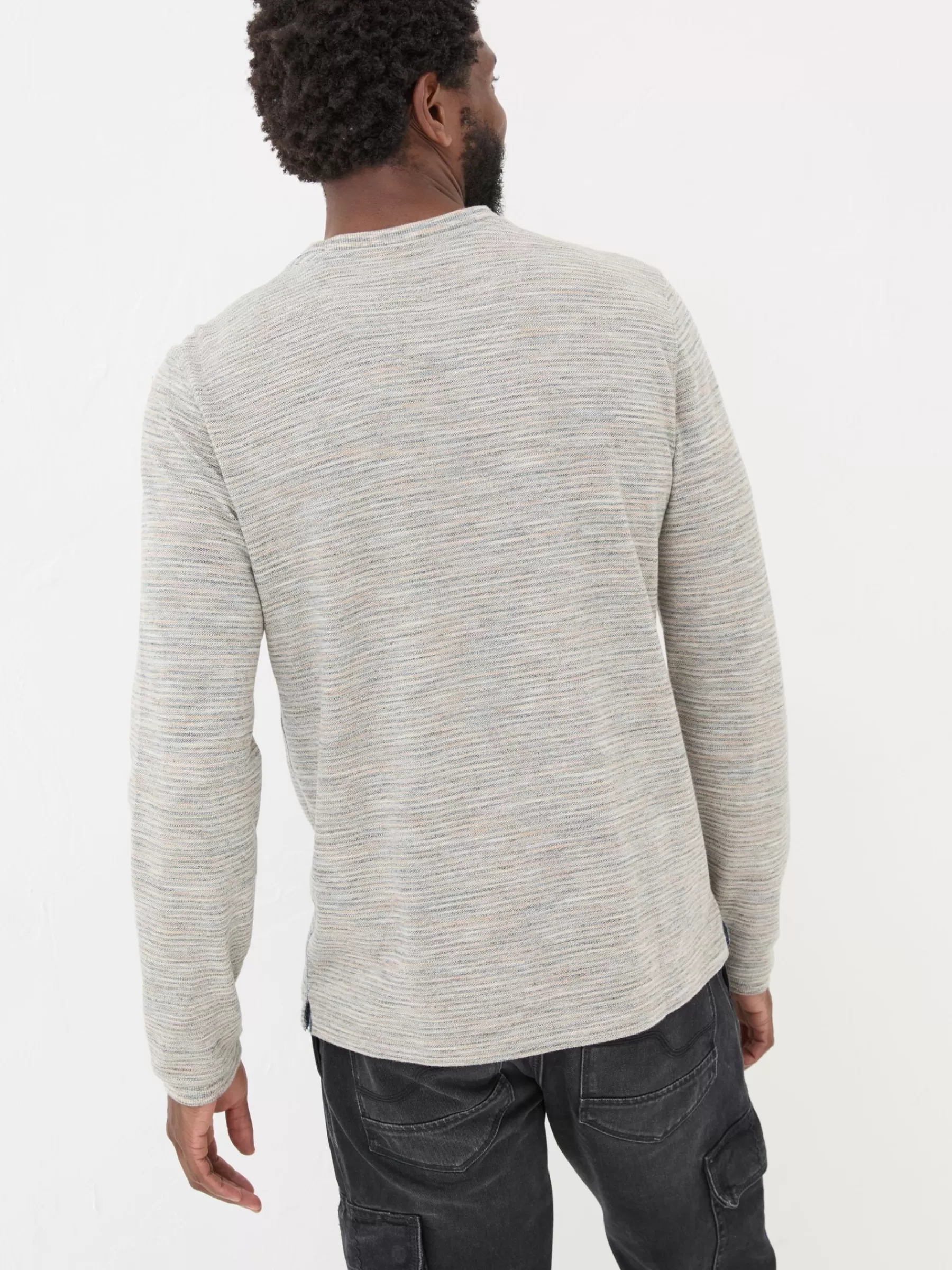 Dark Skies Long Sleeve Crew T-Shirt*FatFace Flash Sale