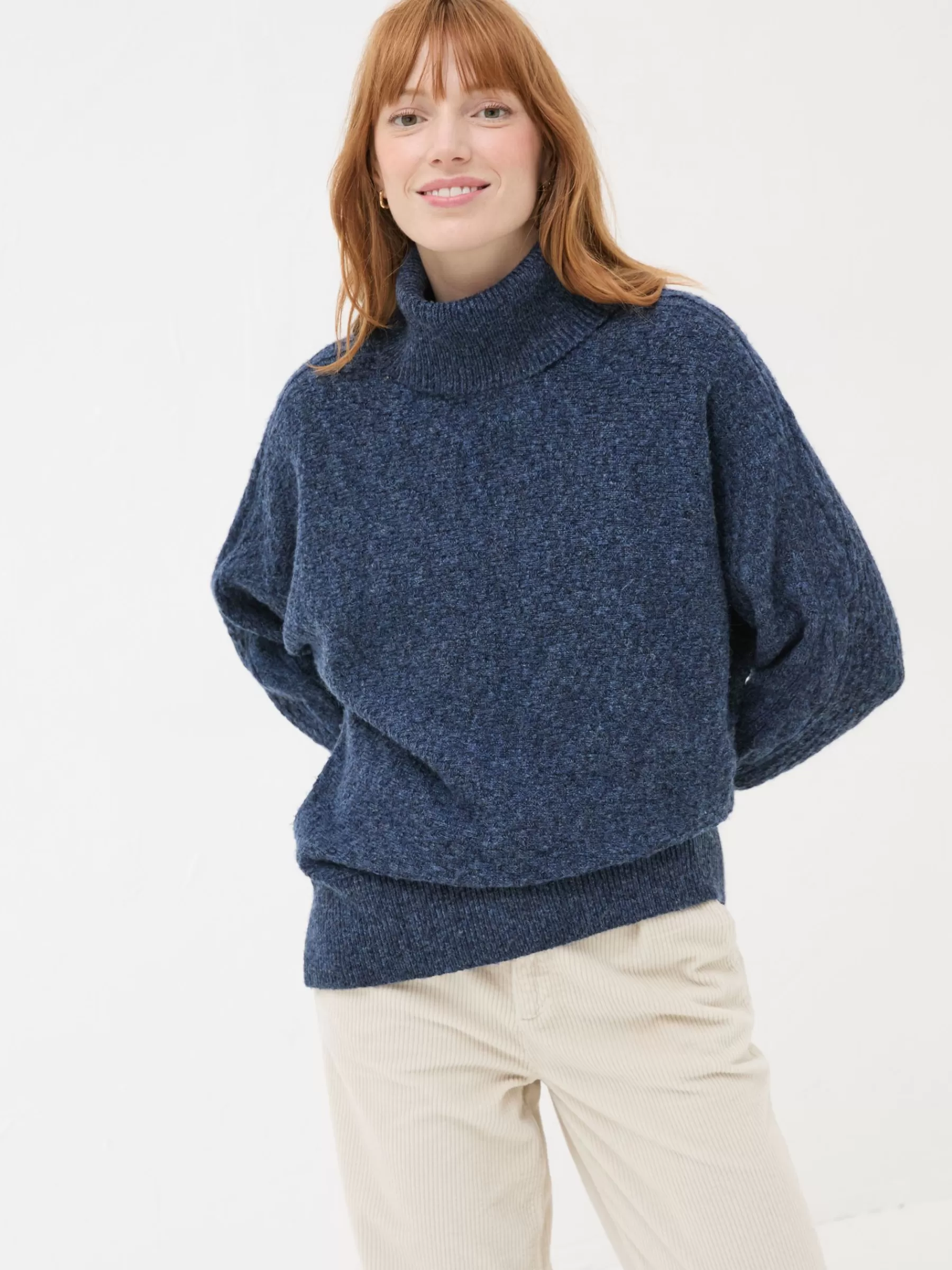 Amara Roll Neck Knitted Jumper*FatFace Hot