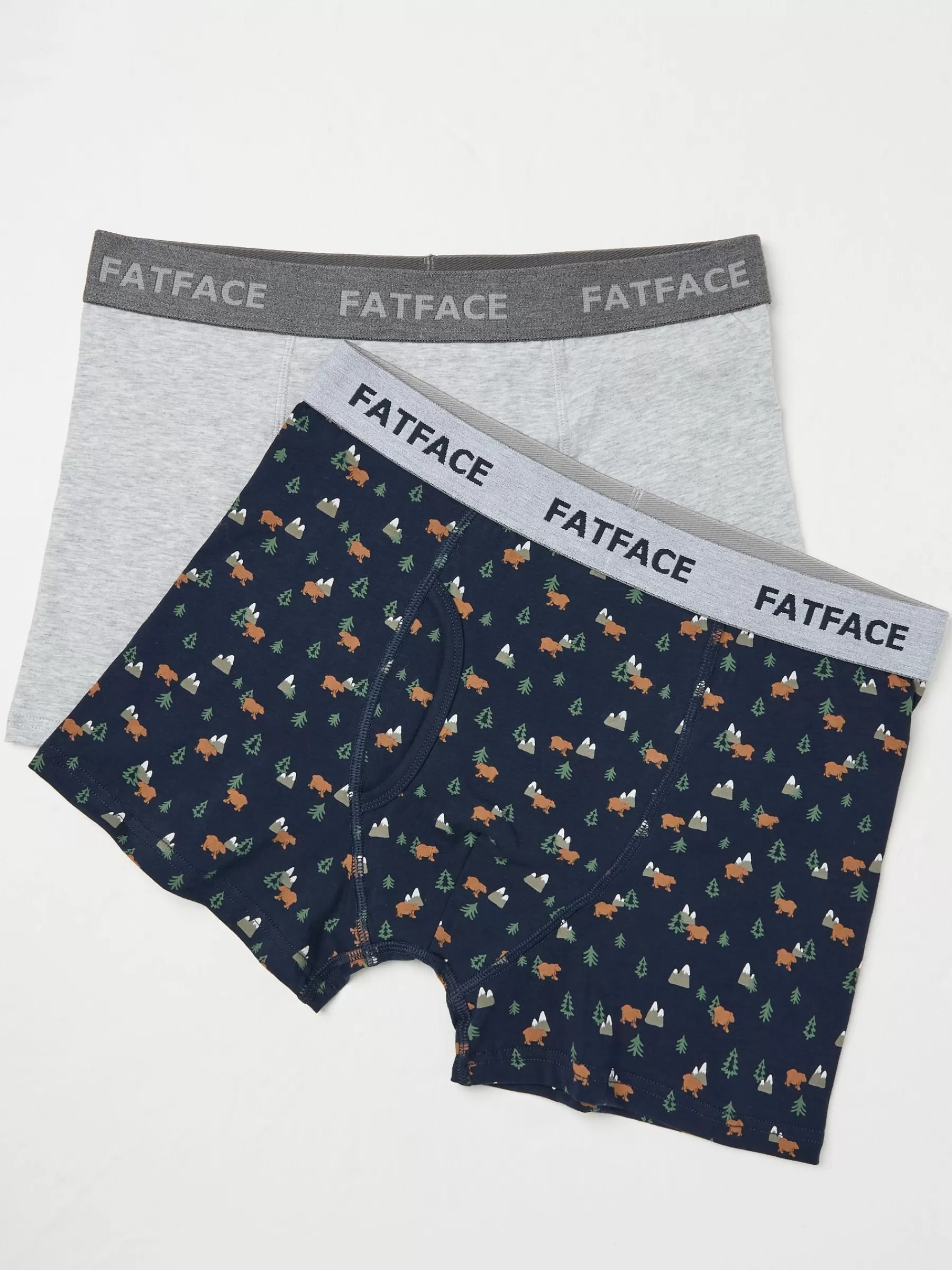 Bear Print Boxers 2 Pack*FatFace Sale