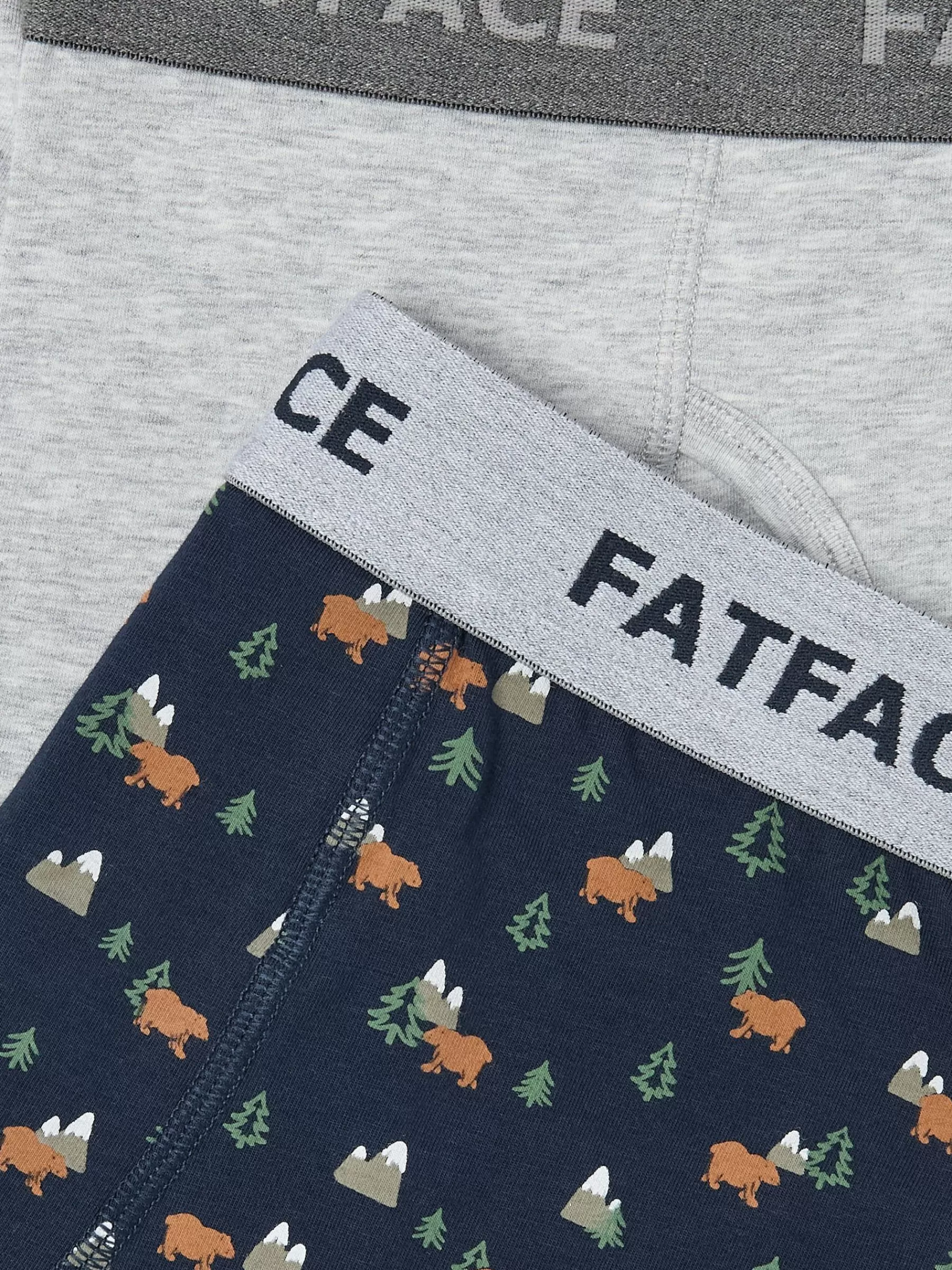 Bear Print Boxers 2 Pack*FatFace Sale