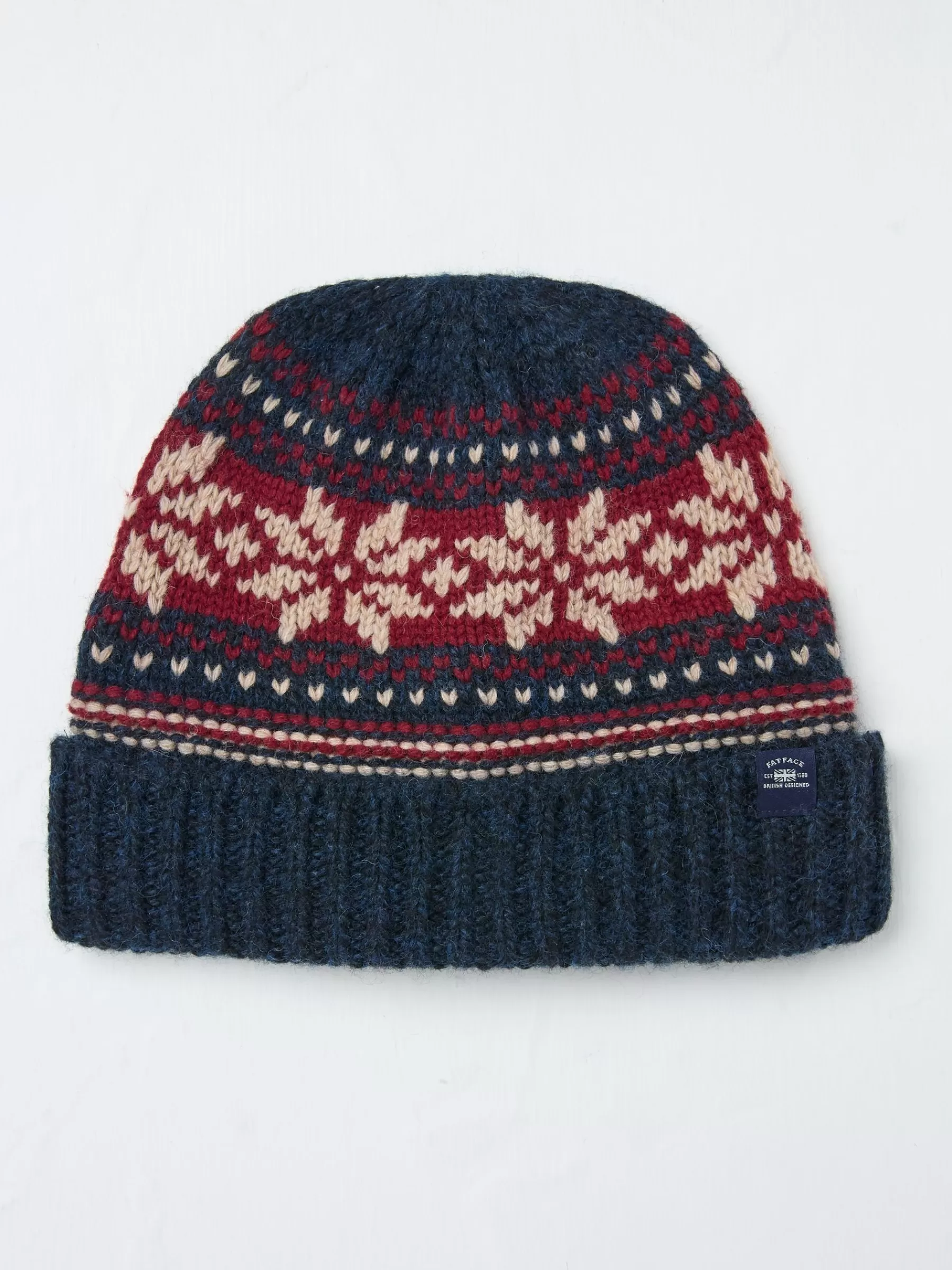 Fairisle Pattern Beanie*FatFace Fashion