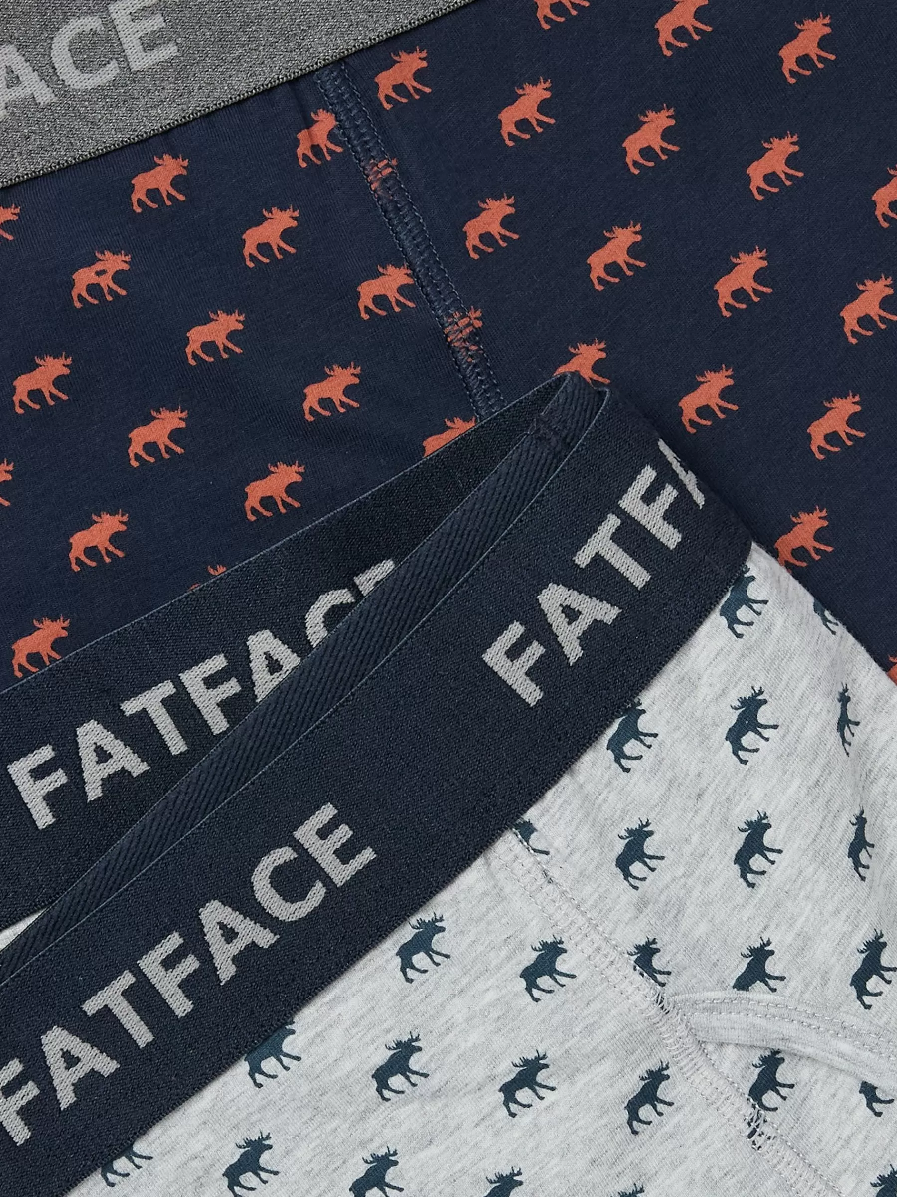 Moose Print Boxers 2 Pack*FatFace New