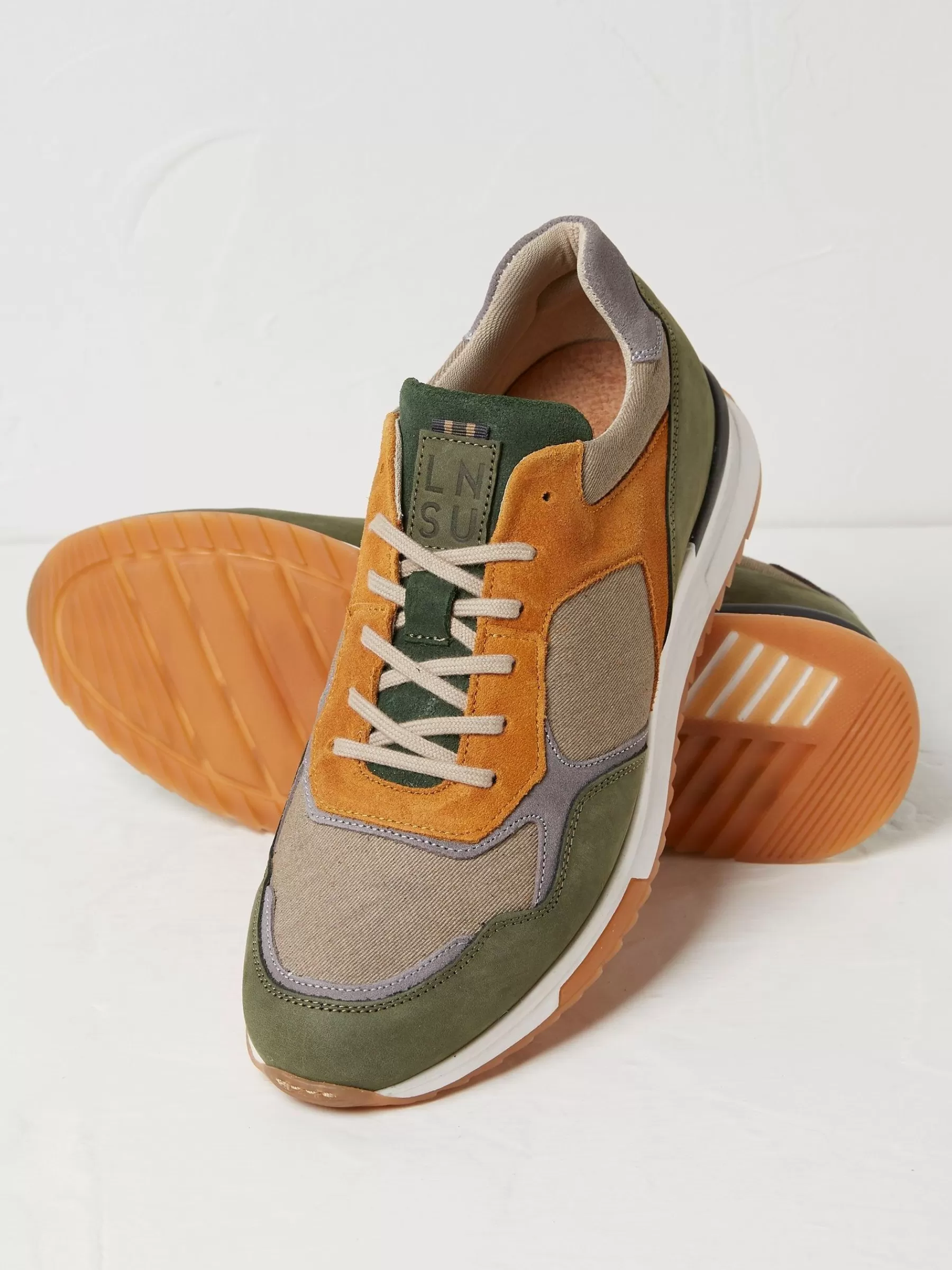 Oakes Leather Trainers*FatFace Flash Sale