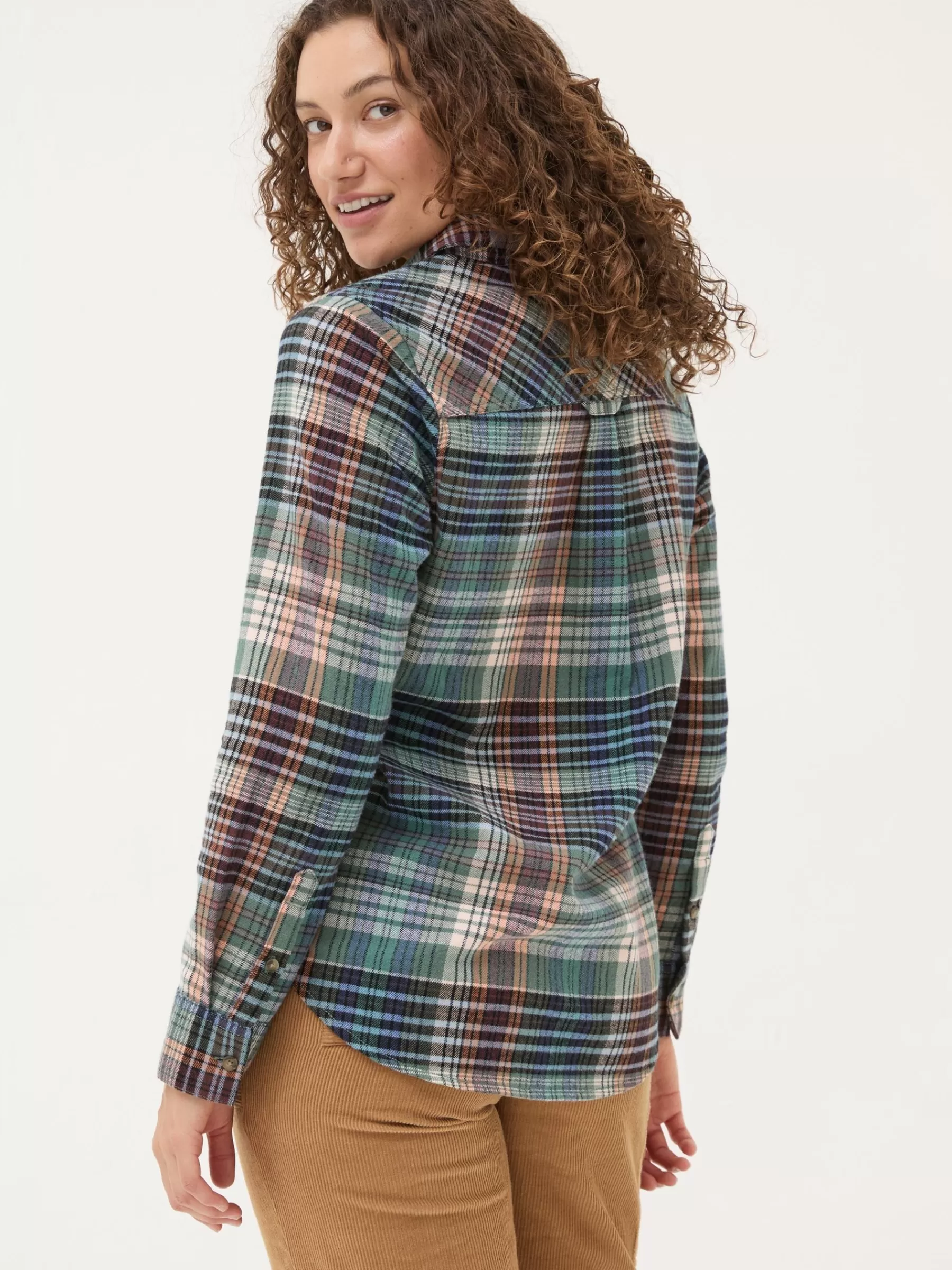 Olivia 100% Cotton Check Shirt*FatFace Cheap