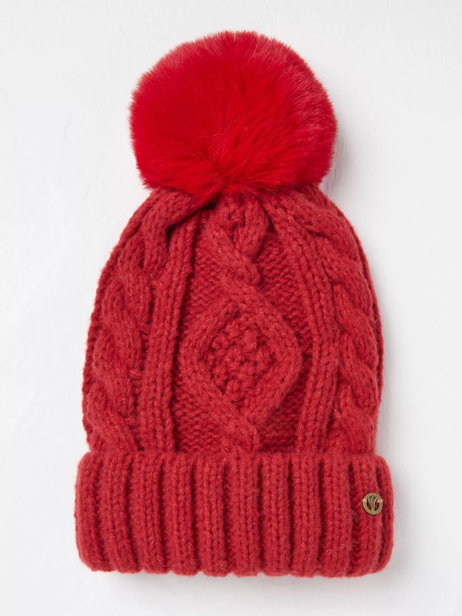 Billie Cable Bobble Beanie*FatFace Shop