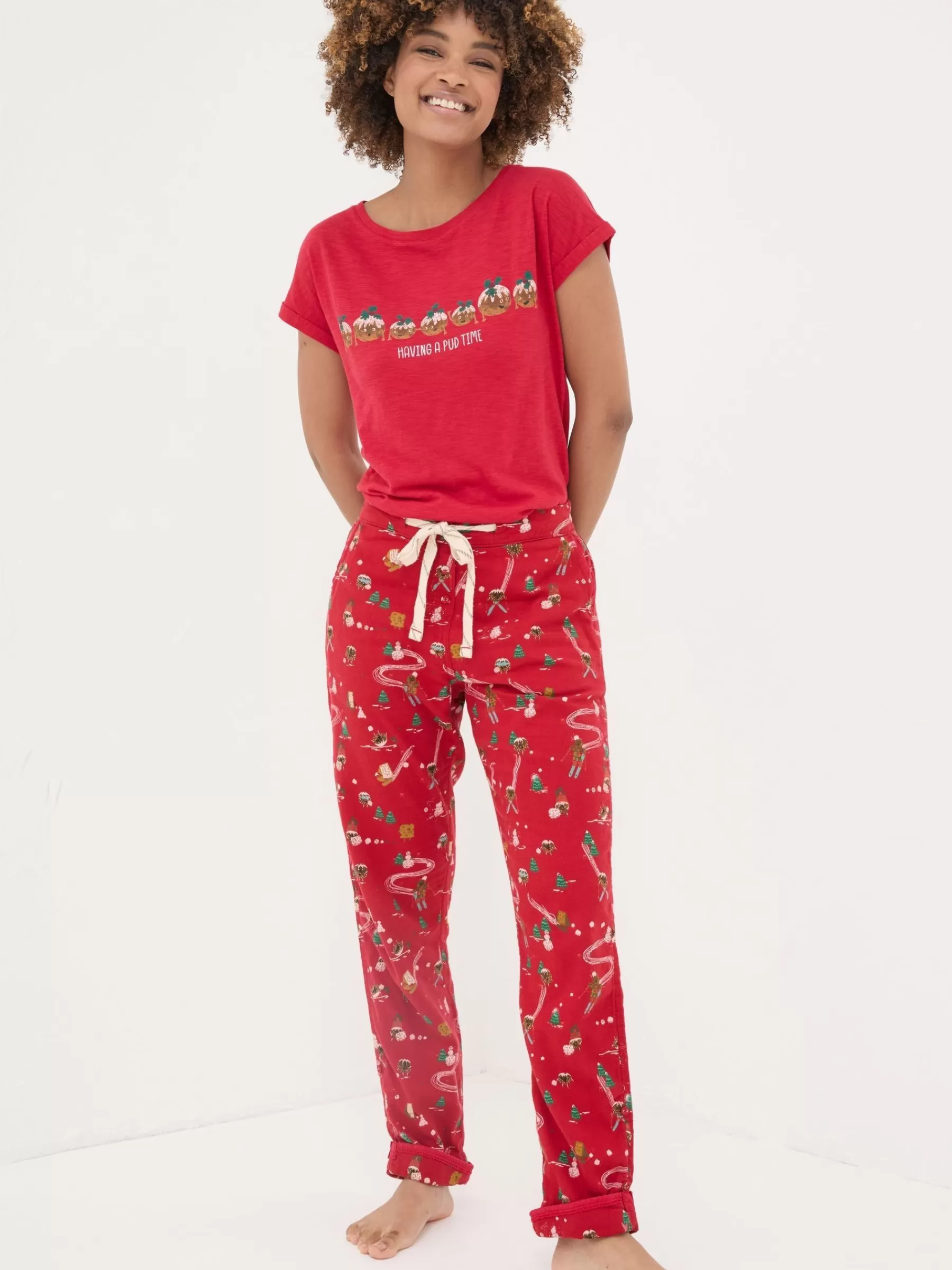 Eva Food Print Pyjama Bottoms*FatFace Store