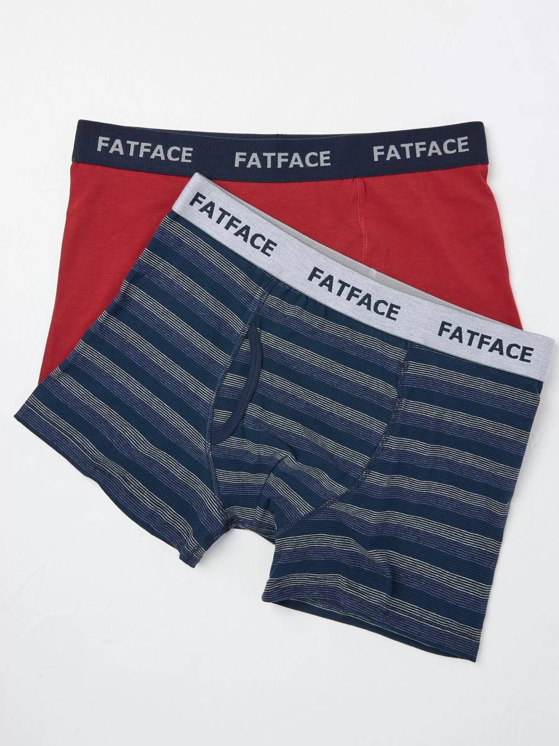 Osborne Stripe Boxers 2 Pack*FatFace Clearance