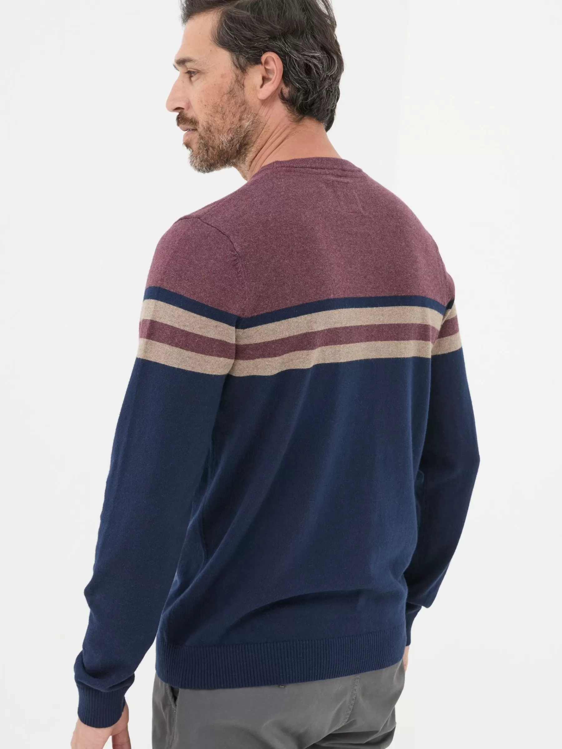 Rye Cotton Cashmere Crew Neck Jumper*FatFace Sale