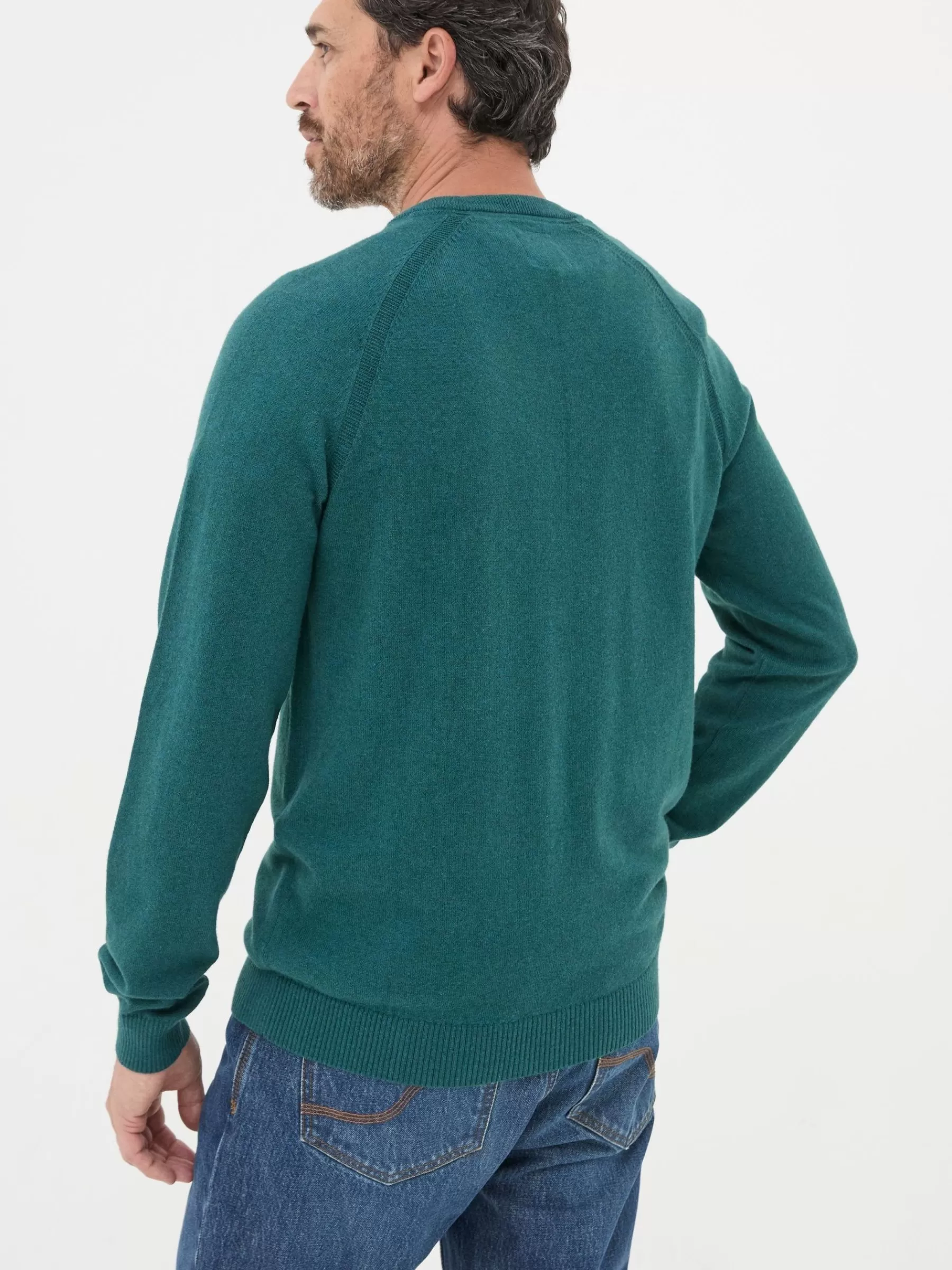 Rye Cotton Cashmere Crew Neck Jumper*FatFace Discount