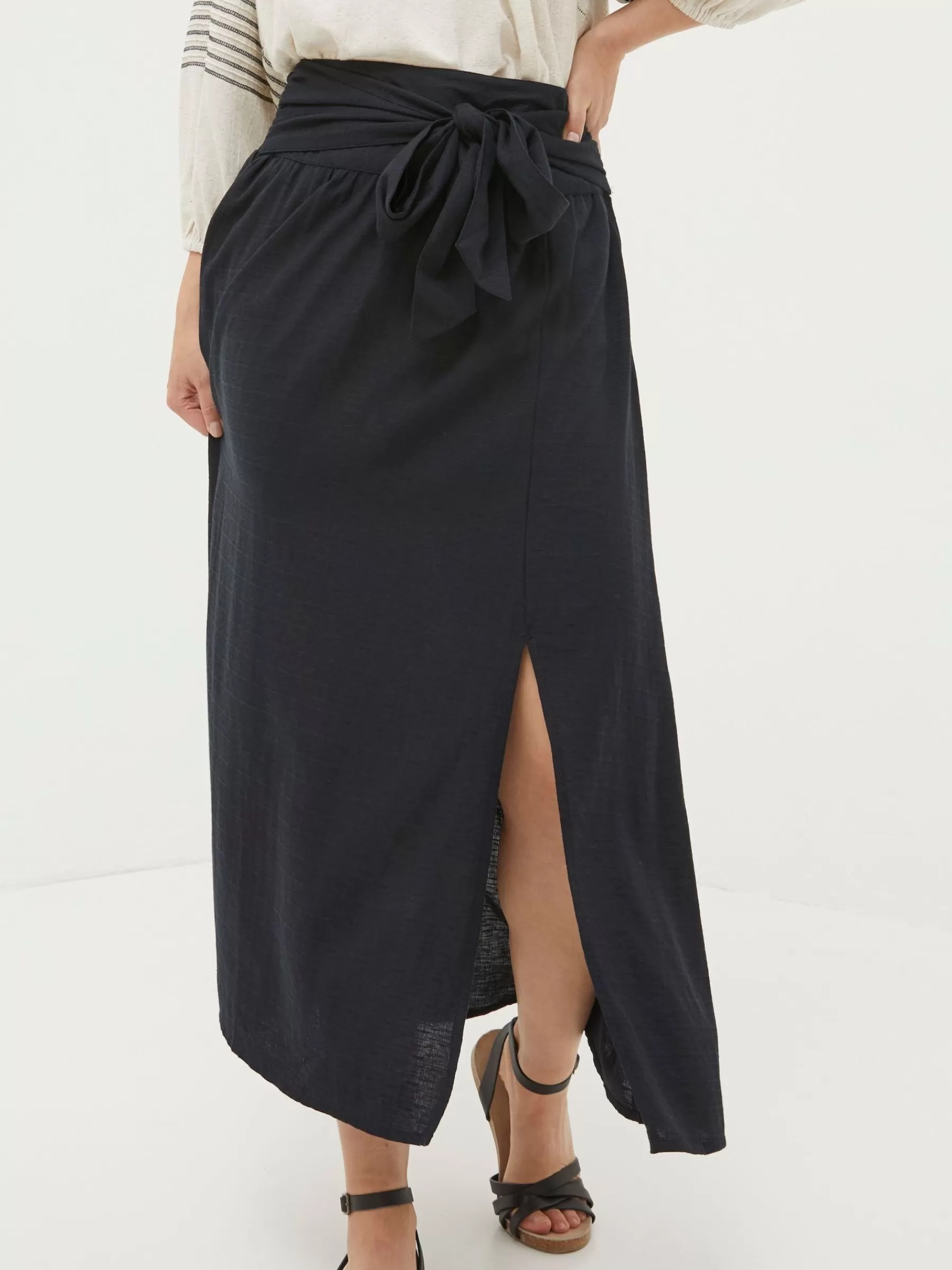 Sascha Midi Skirt With Linen*FatFace Shop