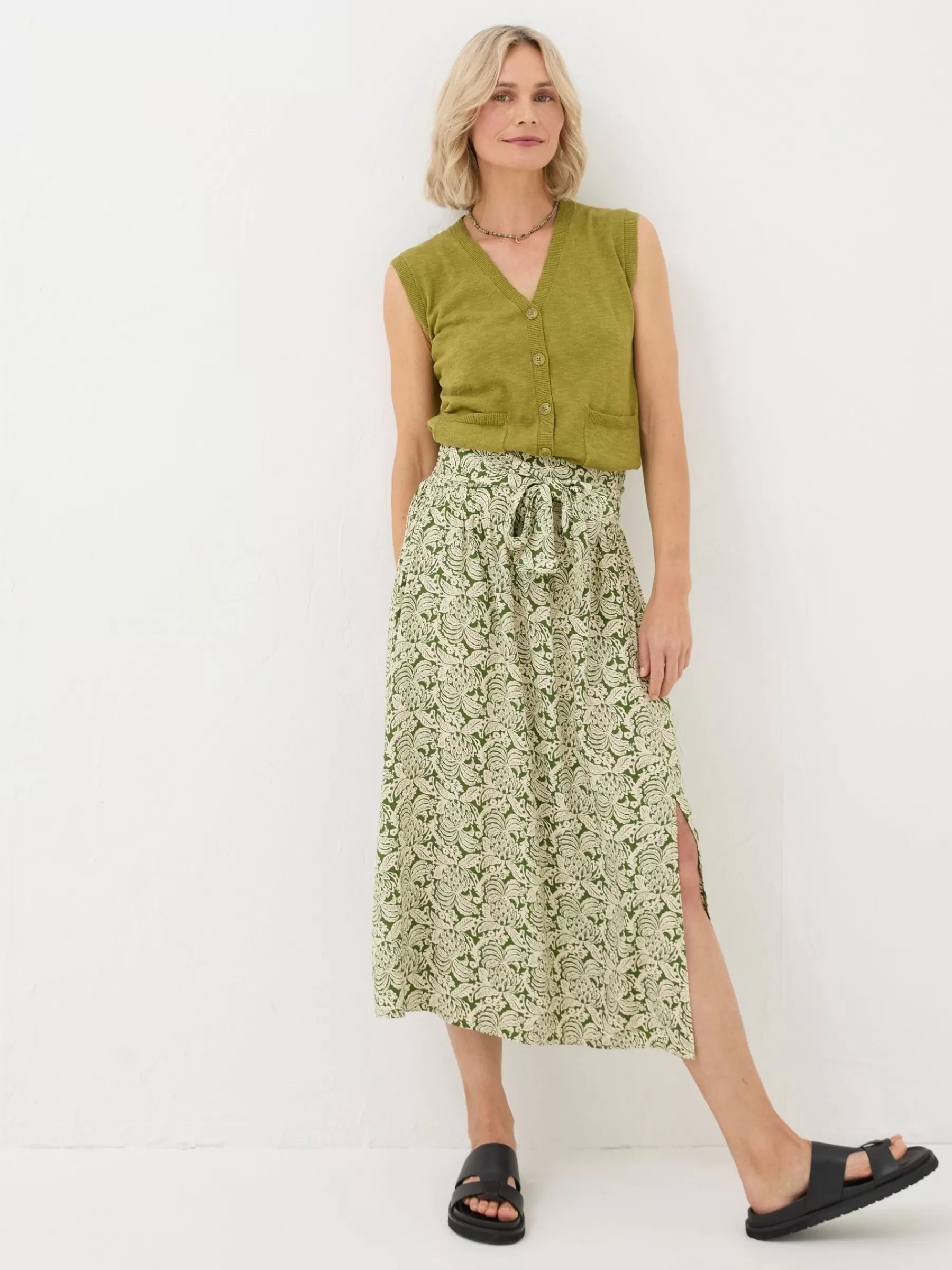 Sascha Damask Floral Midi Skirt*FatFace New