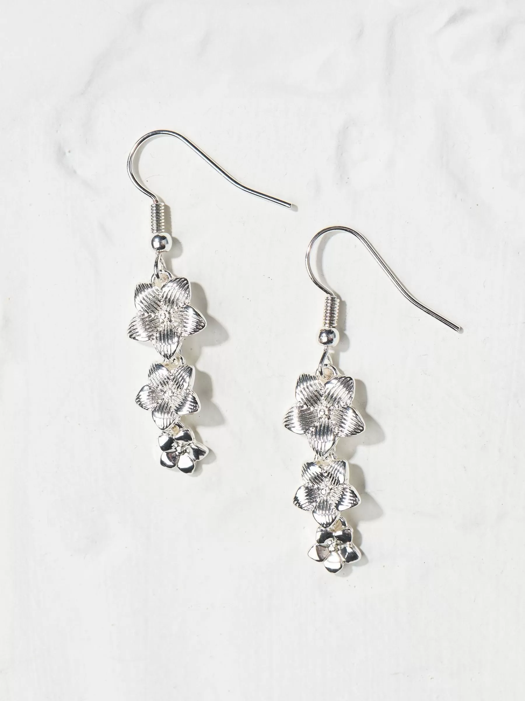 Trio Flower Earring*FatFace Clearance