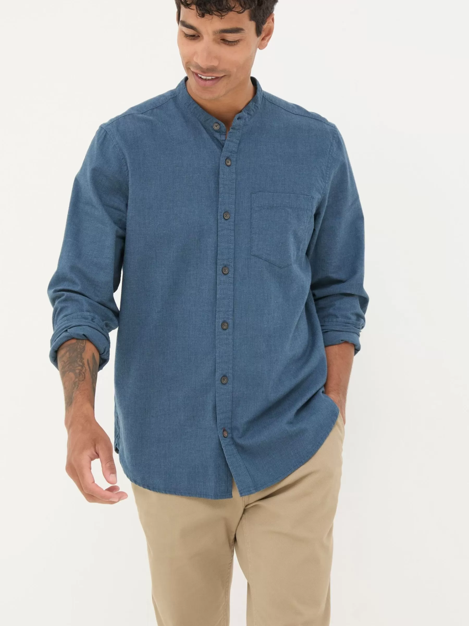 Tadlow Grandad Shirt*FatFace Clearance