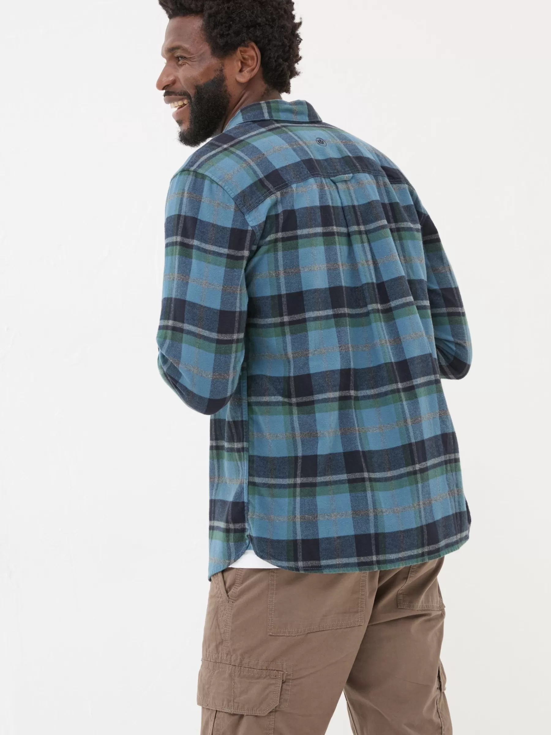 Long Sleeve Selby Check 100% Cotton Shirt*FatFace Online