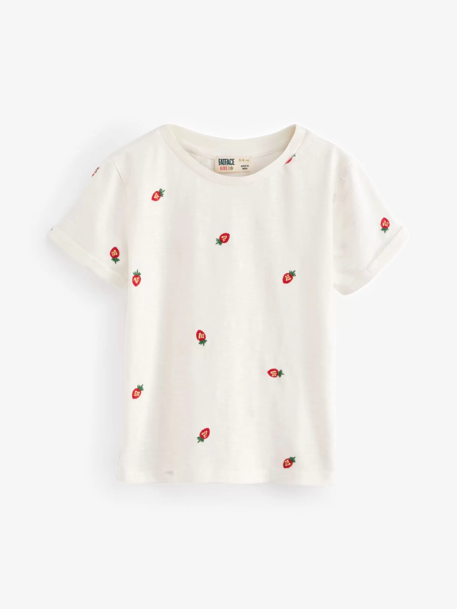 Fruit Emb 100% Cotton T-Shirt*FatFace Cheap