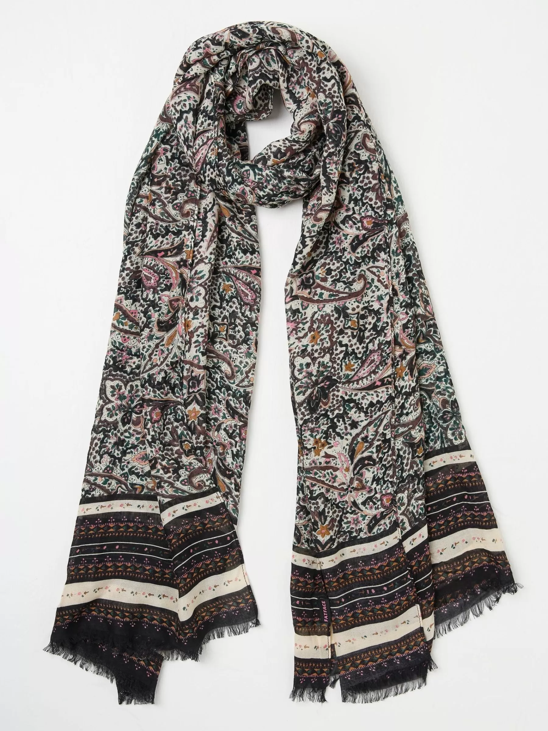 Wild Ditsy Lightweight Printed Scarf*FatFace Fashion